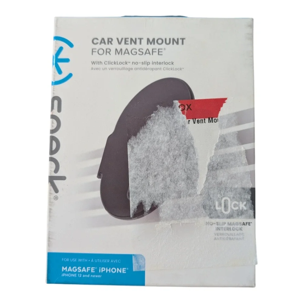 E2-O‎ Speck Car Vent Mount for Magsafe w/ ClickLock - Black